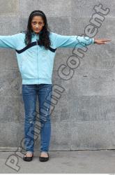 Whole Body Head Man Woman T poses Casual Slim Athletic Street photo references